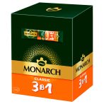 Кофе растворимый Monarch "Classic", 3в1, порошкообразный, порционный, 24 пакетиков*13,5г, мягкая упаковка
